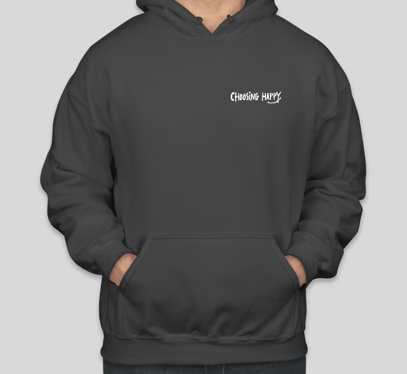 Choosing Happy Premium Hoodie — Comfort That Radiates Joy