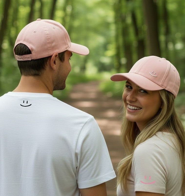 Choosing Happy Velcro Back Hats