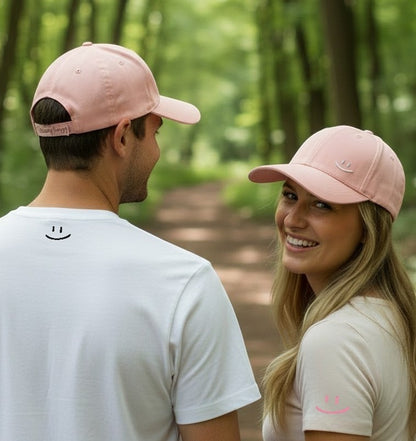 Choosing Happy Velcro Back Hats