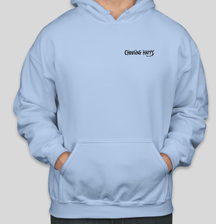 Choosing Happy Premium Hoodie — Comfort That Radiates Joy