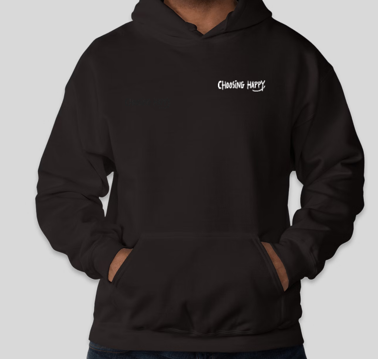 Choosing Happy Premium Hoodie — Comfort That Radiates Joy