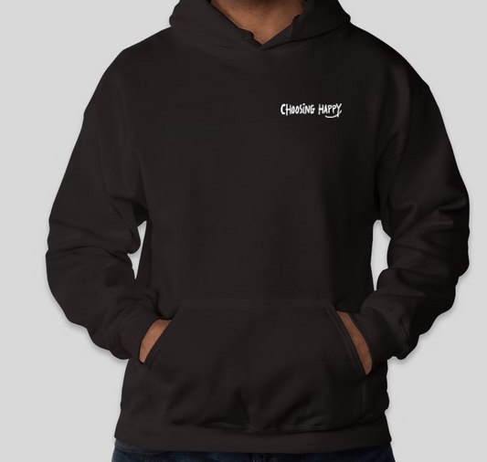 Choosing Happy Premium Hoodie — Comfort That Radiates Joy