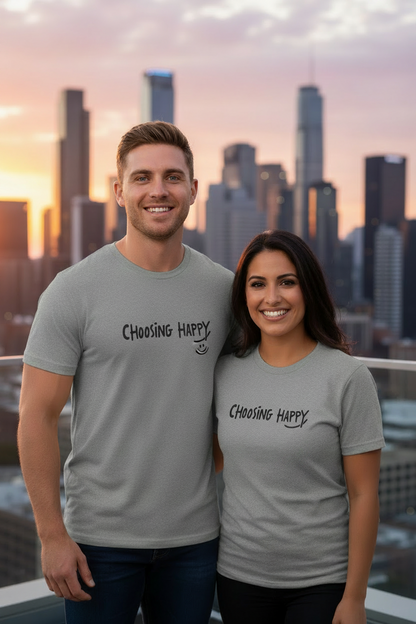 Choosing Happy Bold Signature Tee