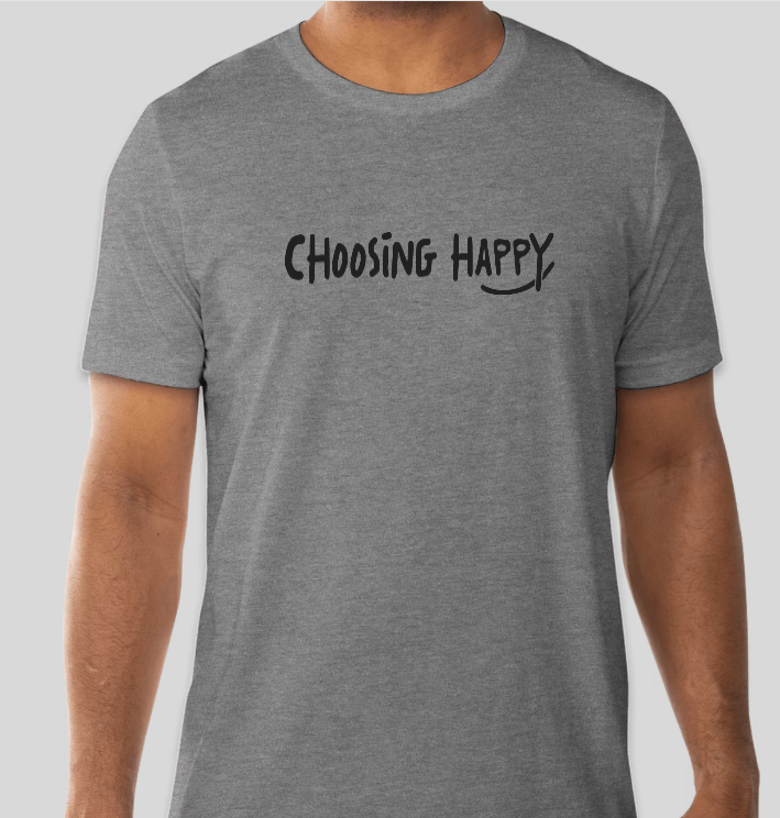 Choosing Happy Bold Signature Tee