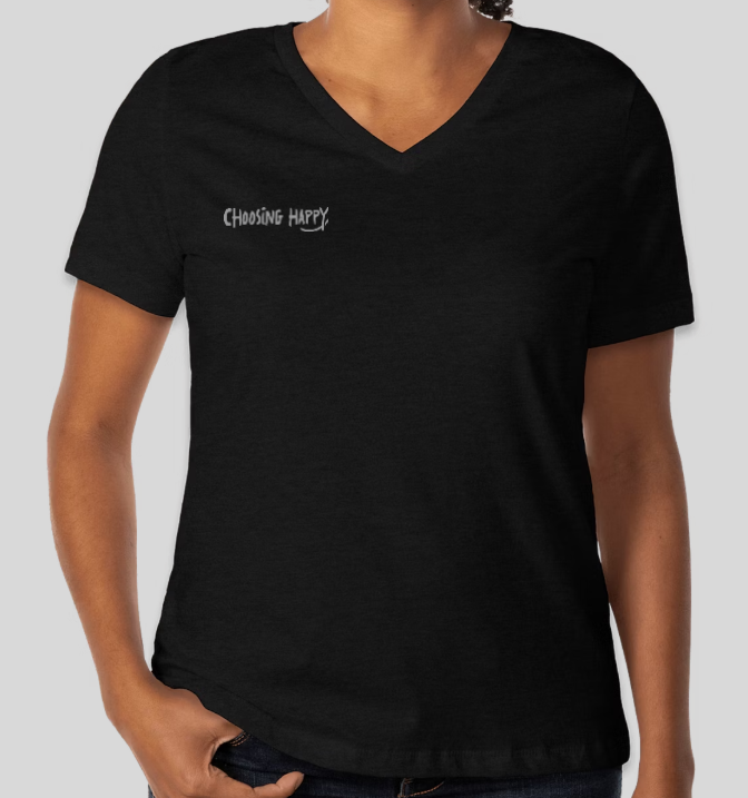 Choosing Happy V-Neck — Joy You Can Wear