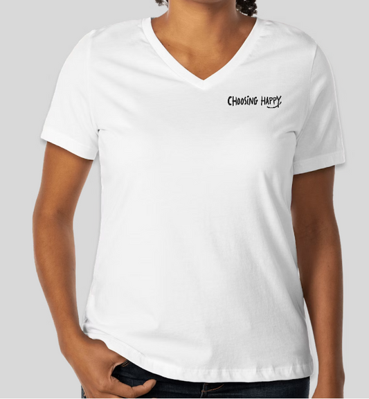 Choosing Happy V-Neck — Joy You Can Wear