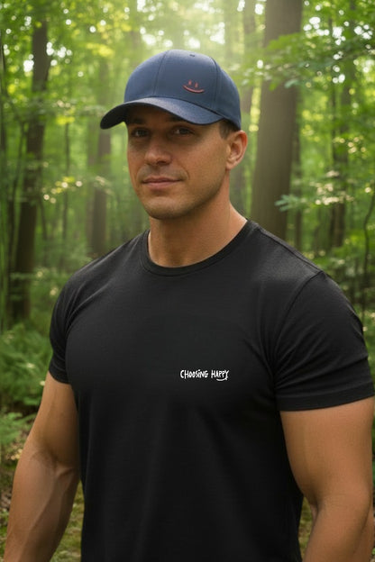 Choosing Happy Velcro Back Hats