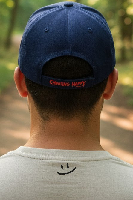 Choosing Happy Velcro Back Hats