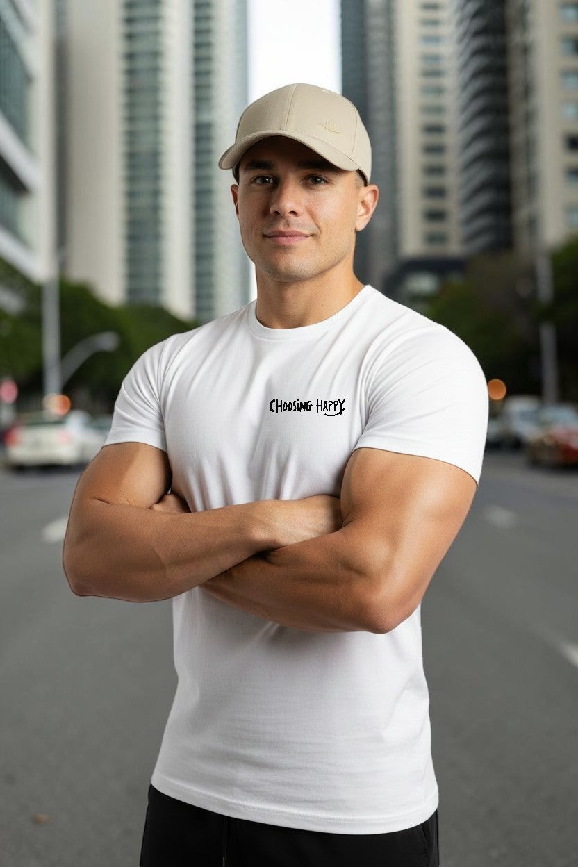Choosing Happy Velcro Back Hats