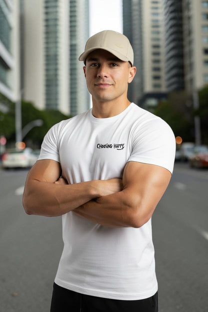 Choosing Happy Velcro Back Hats