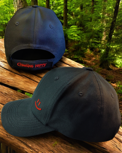 Choosing Happy Velcro Back Hats