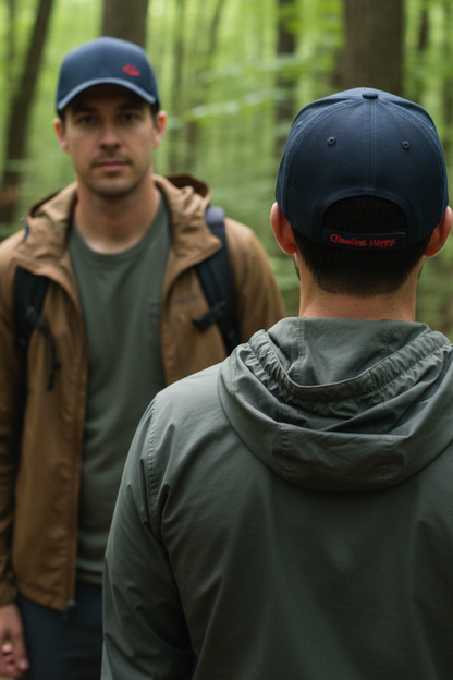 Choosing Happy Velcro Back Hats