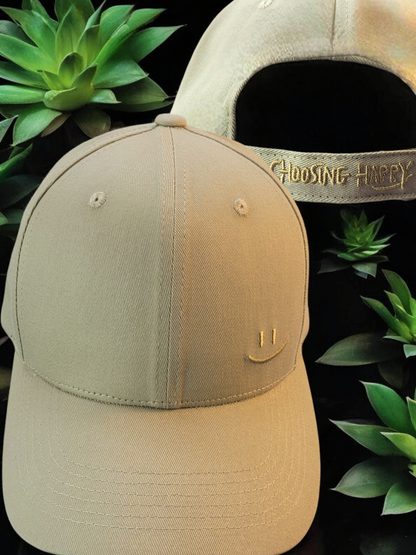 Choosing Happy Velcro Back Hats